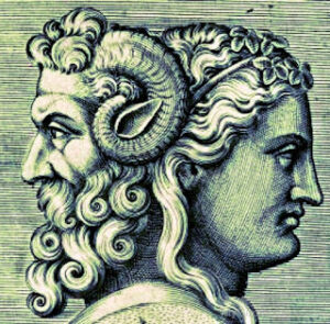 Janus is the god of beginnings, transitions, and endings, often depicted with two faces, one looking forward and one looking back, symbolizing his ability to see both the past and the future; he is associated with doorways, gates, and passages, which is why the month of January is named after him.